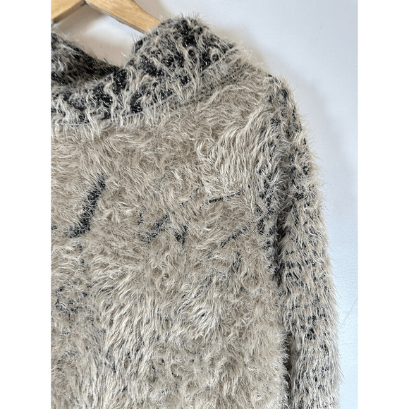 Vintage‎ Concept Cardigan Open Front Neutral Minimalist Faux Fur Woman’s XL NWT - Picture 10 of 16